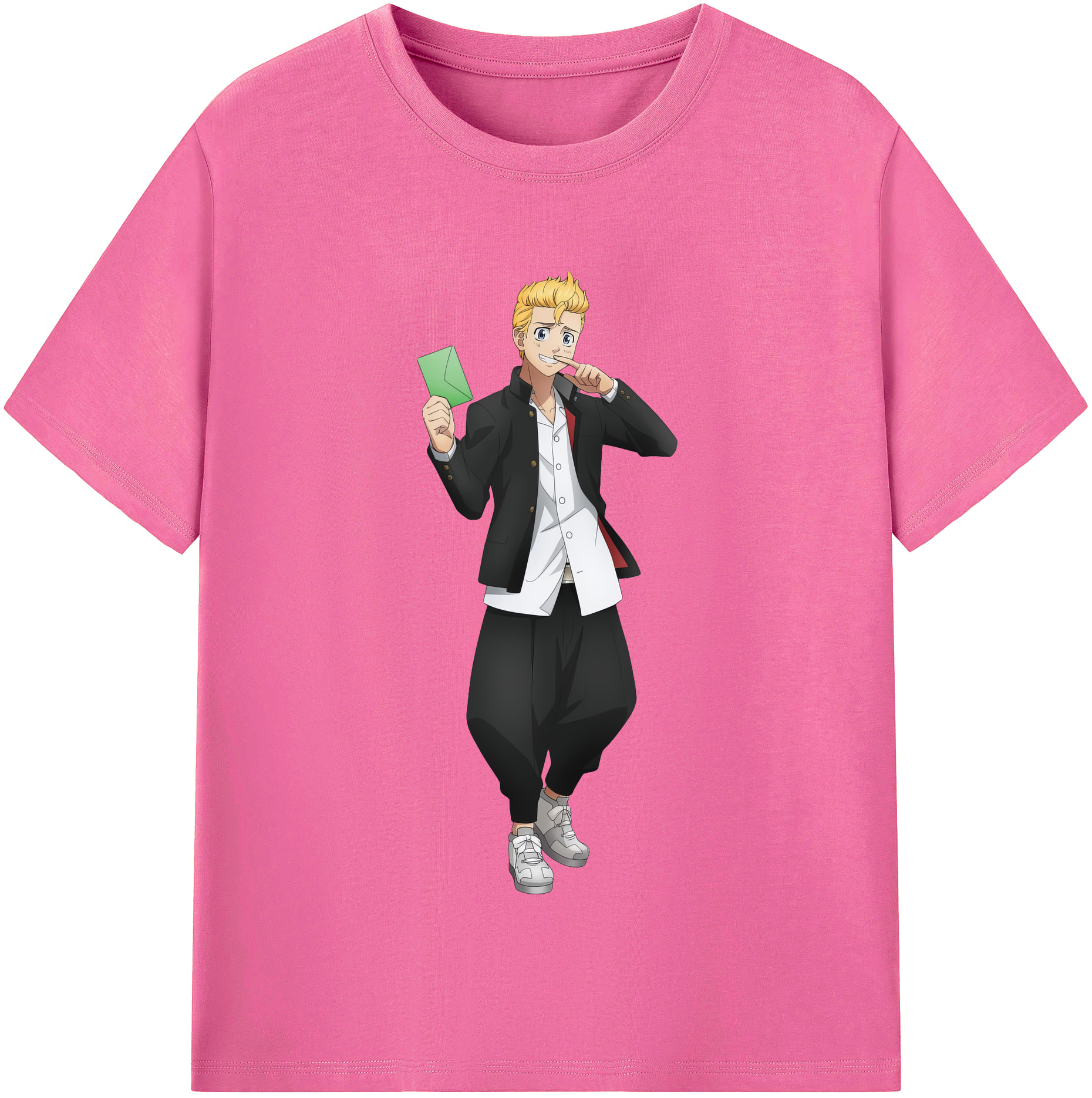 （画像用） 東京リベンジャーズ Tokyo Revengers レディースカジュアルプリントTシャツ（綿100％）